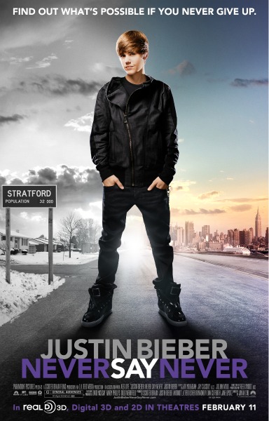 justin bieber never say never movie poster. Two new Bieber “Never”