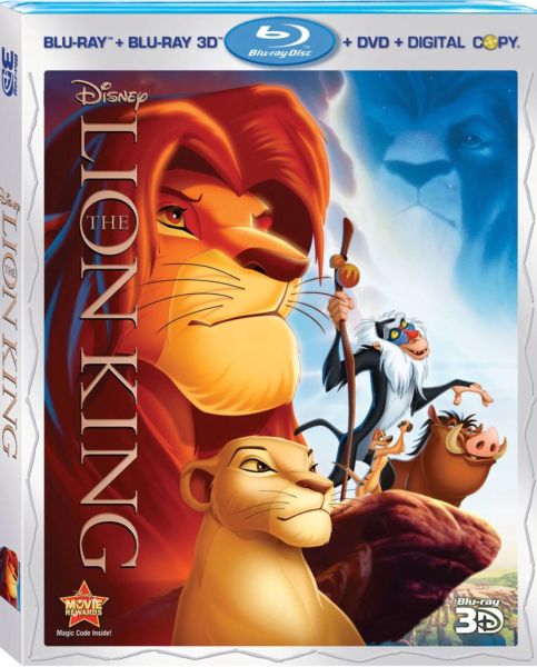 Disney 2011 Blu-ray 3Ds: Lion King, Beauty